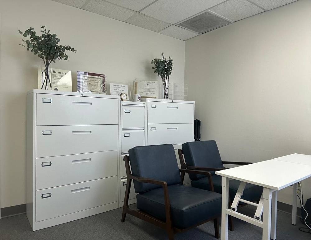 Child neuropsychologist office with testing area and credentials at Pediatric Neuropsychology Associates